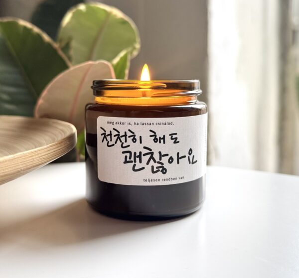 [GreenWay Candle x Kimchi Kisasszony] Tanulást segítő gyertya
