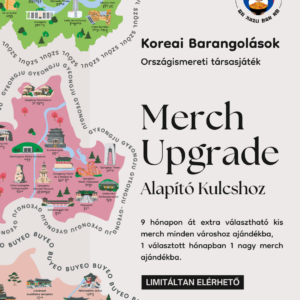 Koreai Barangolások országismereti társasjáték - Merch Upgrade