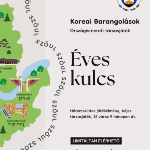 Koreai Barangolások országismereti társasjáték - Éves Kulcs (részletfizetés)