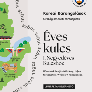 Koreai Barangolások országismereti társasjáték - Éves Kulcs Negyedéves Kulccsal