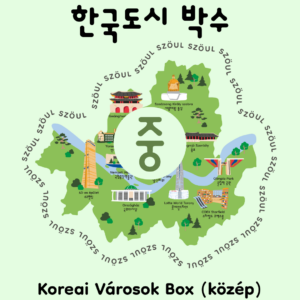 SZÖUL - 한국도시박스 [중] Koreai városok Box (közepes)