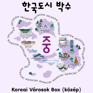 INCHEON - 한국도시박스 [중] Koreai városok Box (közepes)
