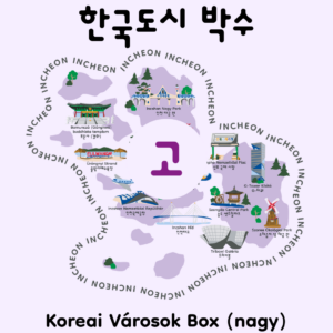INCHEON - 한국도시박스 [고] Koreai városok Box (nagy)