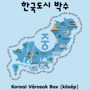 BUSAN - 한국도시박스 [중] Koreai városok Box (közepes)