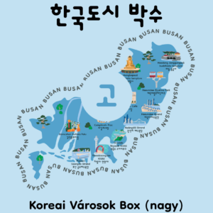 BUSAN - 한국도시박스 [고] Koreai városok Box (nagy)